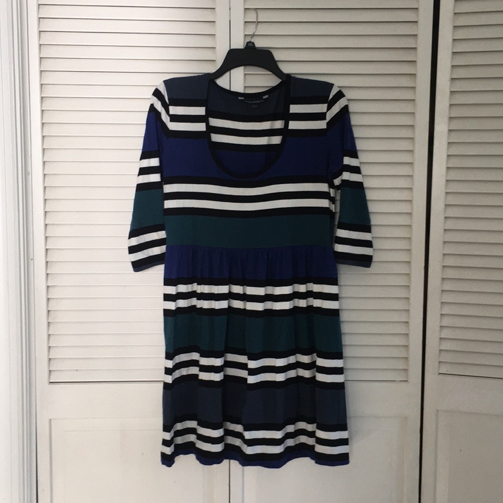 French Connection Striped Jersey Dress